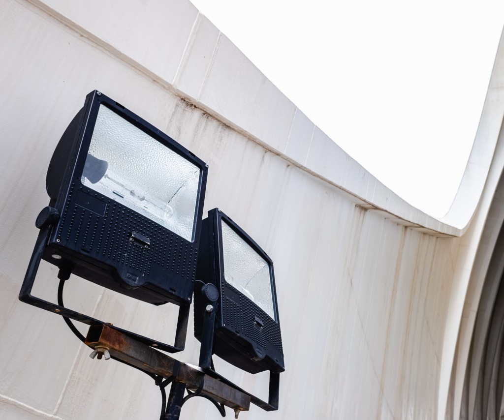 Portable LED site lighting for construction and short-term projects
