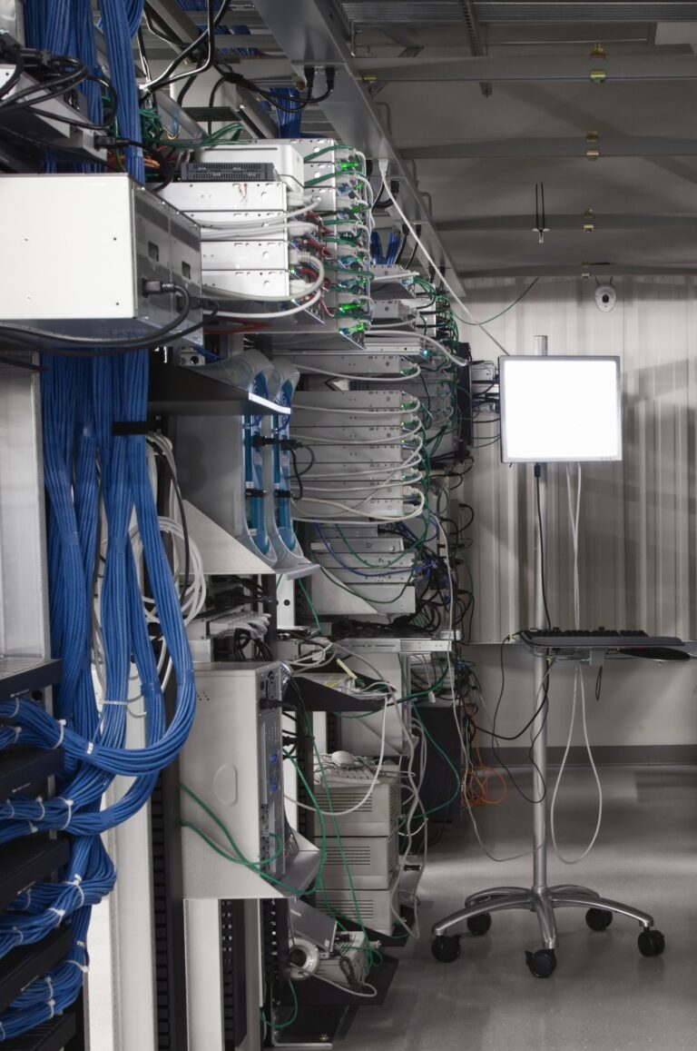 Data and connectivity infrastructure within a public-sector building