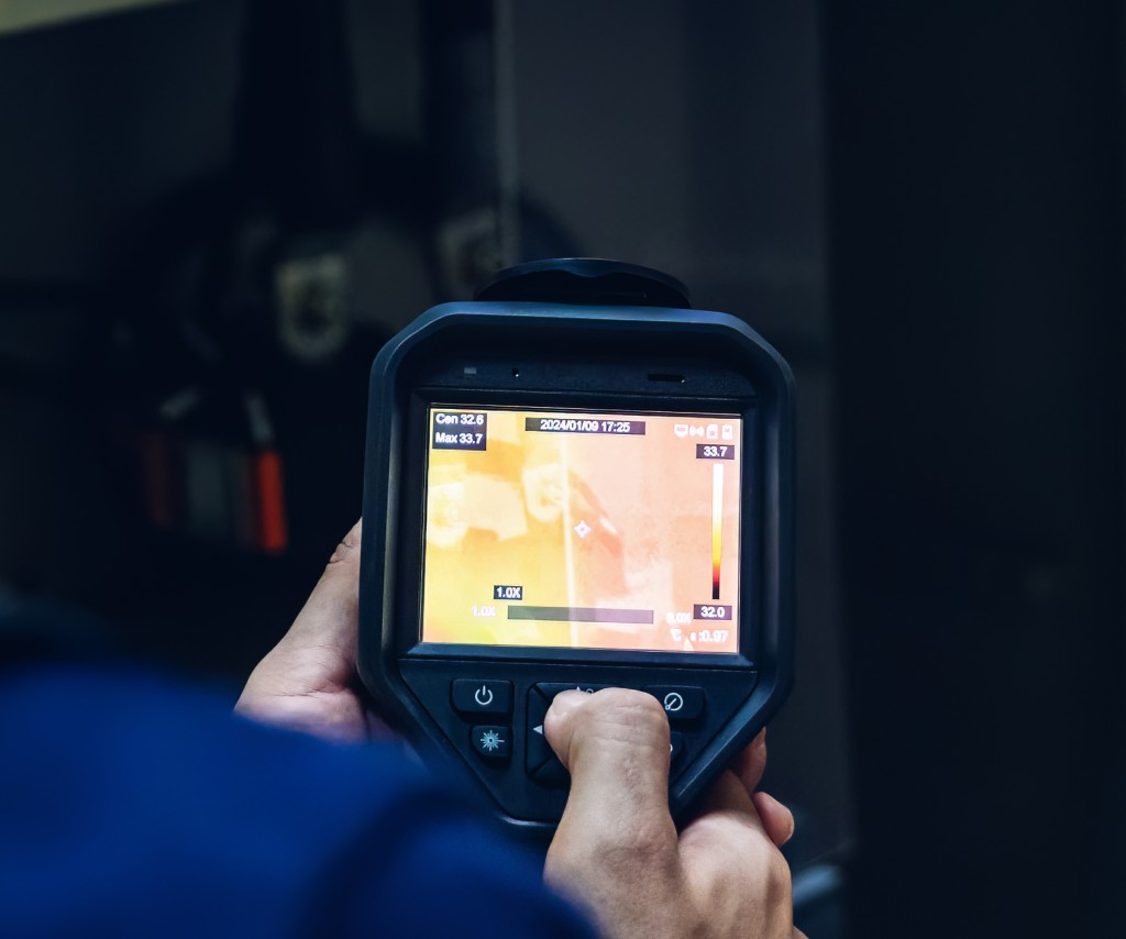 Thermal Imaging Inspections of an electrical DB unit