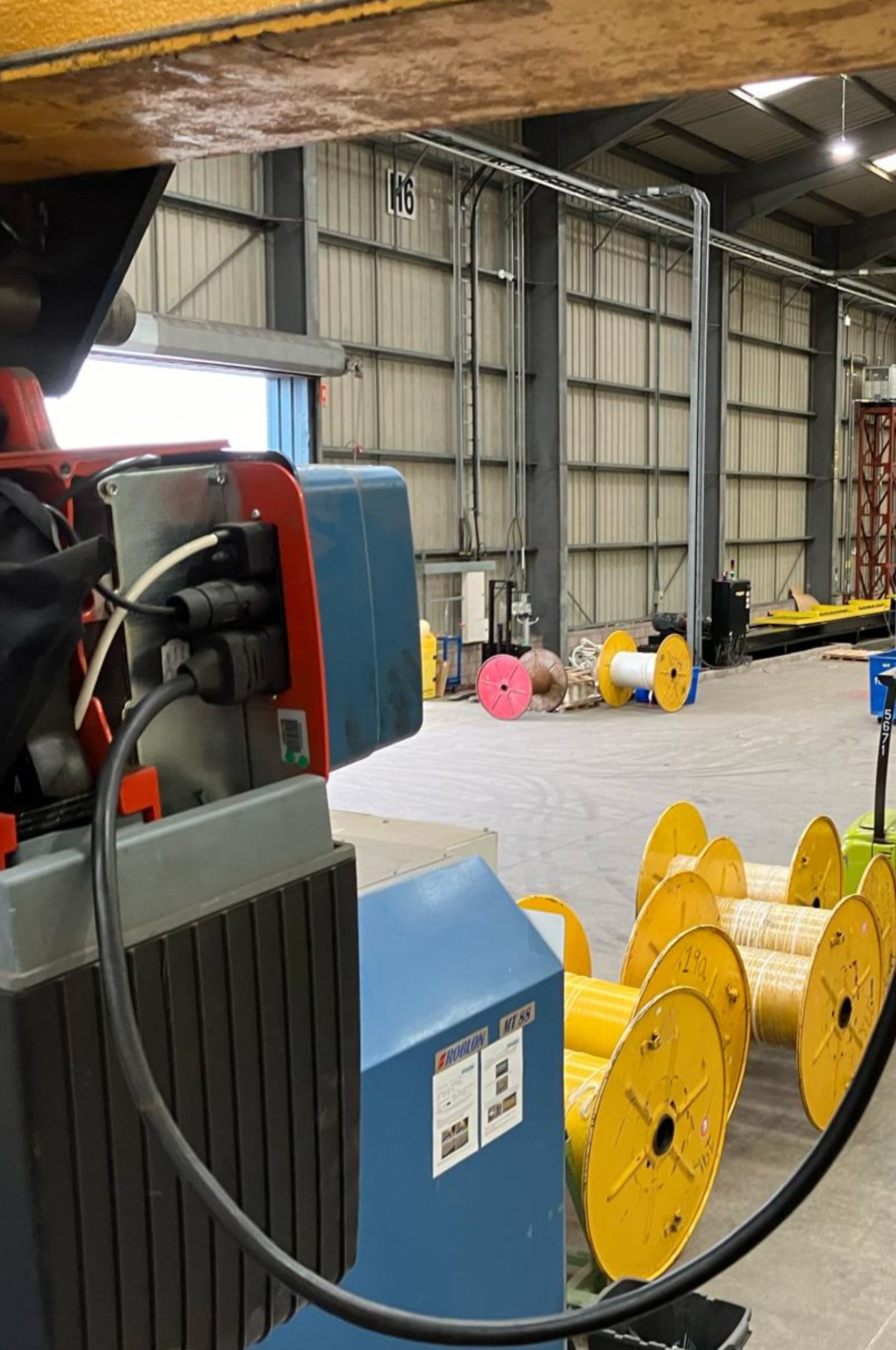 Electrical testing in a Warehouse in Glasgow