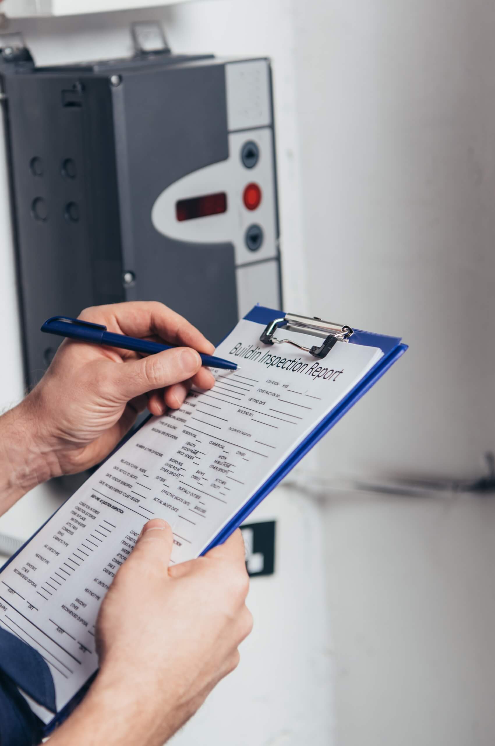 Lighting inspection checklist and defect report for facilities teams