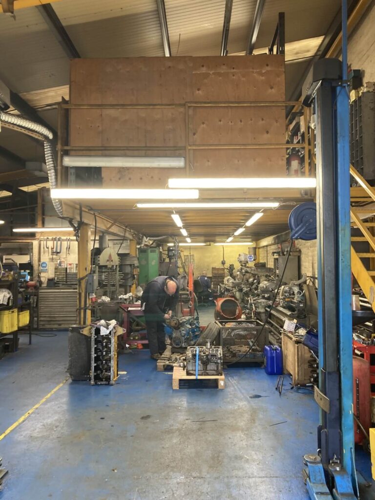 Industrial workshop LED upgrade, bright linear fittings, improving task visibility