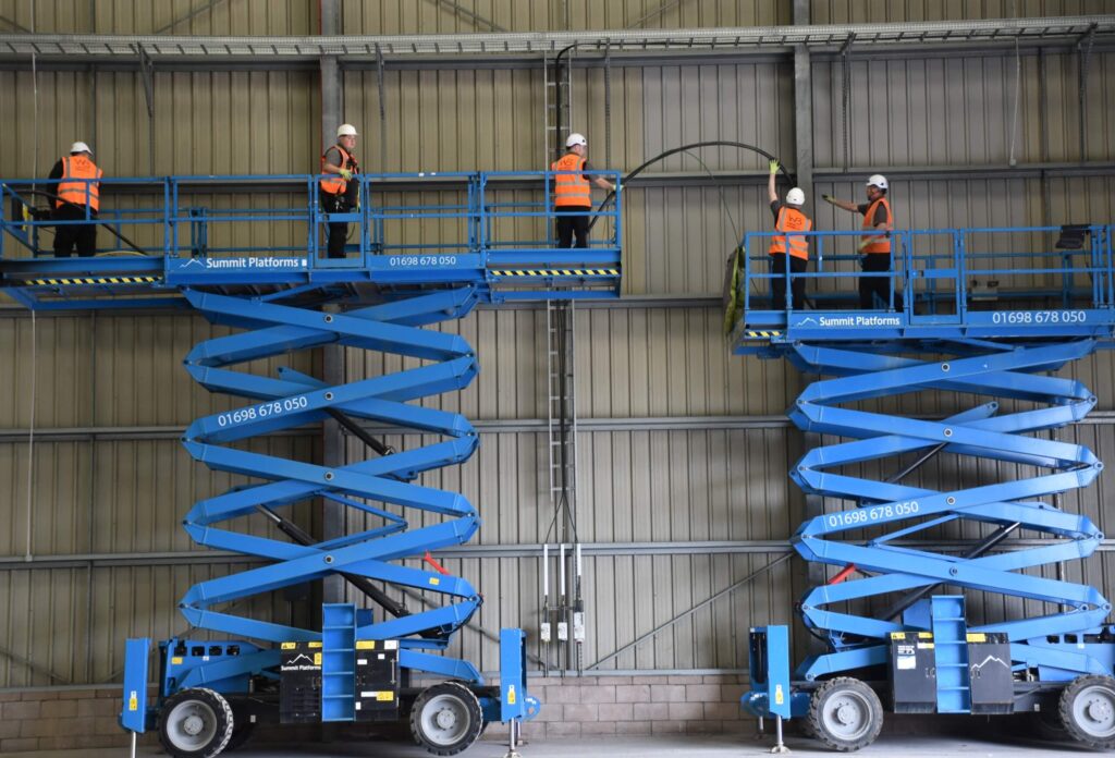 WB Electrical team onsite at Bridon